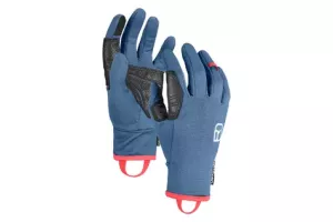 Dámské Rukavice ORTOVOX Fleece Light Glove Women's Mountain Blue
