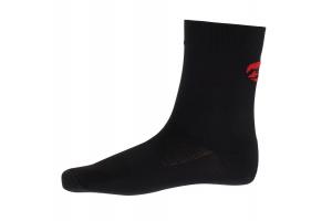 GHOST Ponožky vysoké black/red