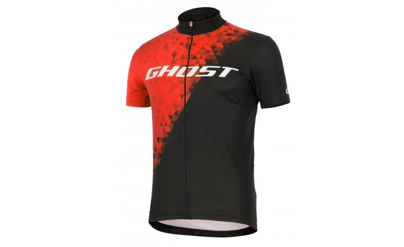 GHOST Dres Race krátký rukáv red/black
