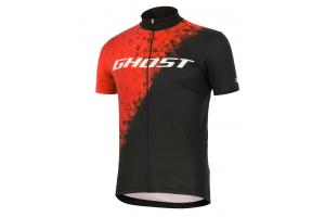 GHOST Dres Race krátký rukáv red/black