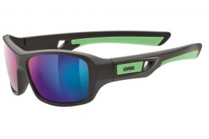 UVEX brýle Sportstyle 505 black mat/green (2716) - Uni