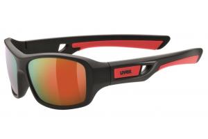 UVEX brýle Sportstyle 505 black mat/red (2316) - Uni