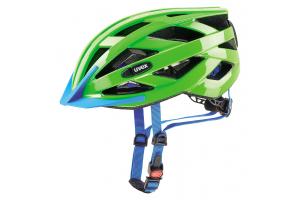 UVEX Helma AIR WING LED neon green