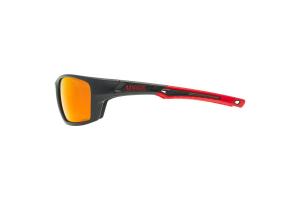 Brýle UVEX Sportstyle 232 P Black Mat RedPolavision Mirror Red 1