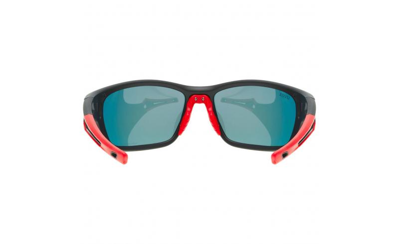 Brýle UVEX Sportstyle 232 P Black Mat RedPolavision Mirror Red 3