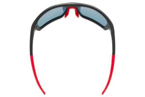 Brýle UVEX Sportstyle 232 P Black Mat RedPolavision Mirror Red 4