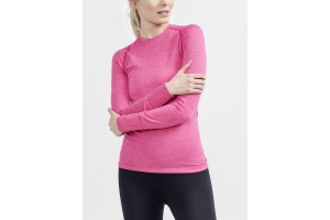 Dámské tričko s dlouhým rukávem CRAFT Core Dry Active Comfort Pink