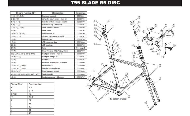 Náhradní díl LOOK Patka 795 Blade 2 RS / 796 Monoblade Hanger