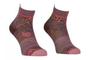 Dámské Ponožky ORTOVOXAlpine Light Quarter Socks Women's Mountain Rose