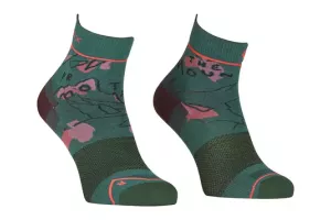 Dámské Ponožky ORTOVOXAlpine Light Quarter Socks Women's Pacific Green