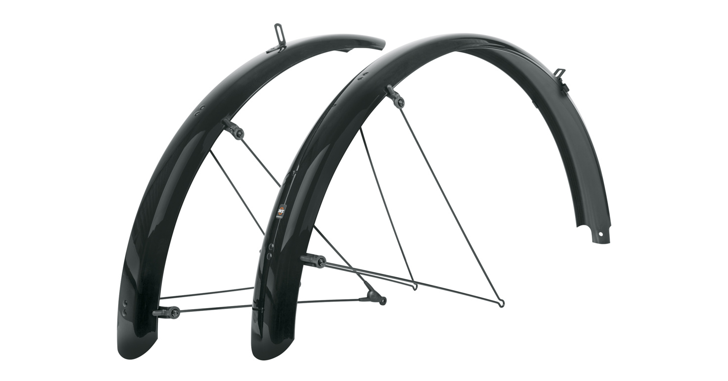 SKS Bluemels U-Stay Ensemble De Garde-Boue Unisexe Couleur Unique 75 Mm, SKMBM2975B, 27.5-29" 75mm