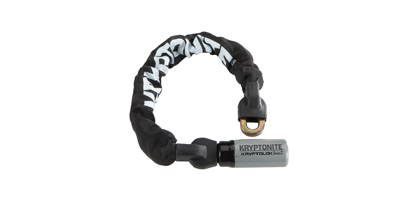 Antivol Vélo Kryptonite Kryptolok 955 - Chaîne Intégrée 55cm - Sécurité Renforcée 9.5mm