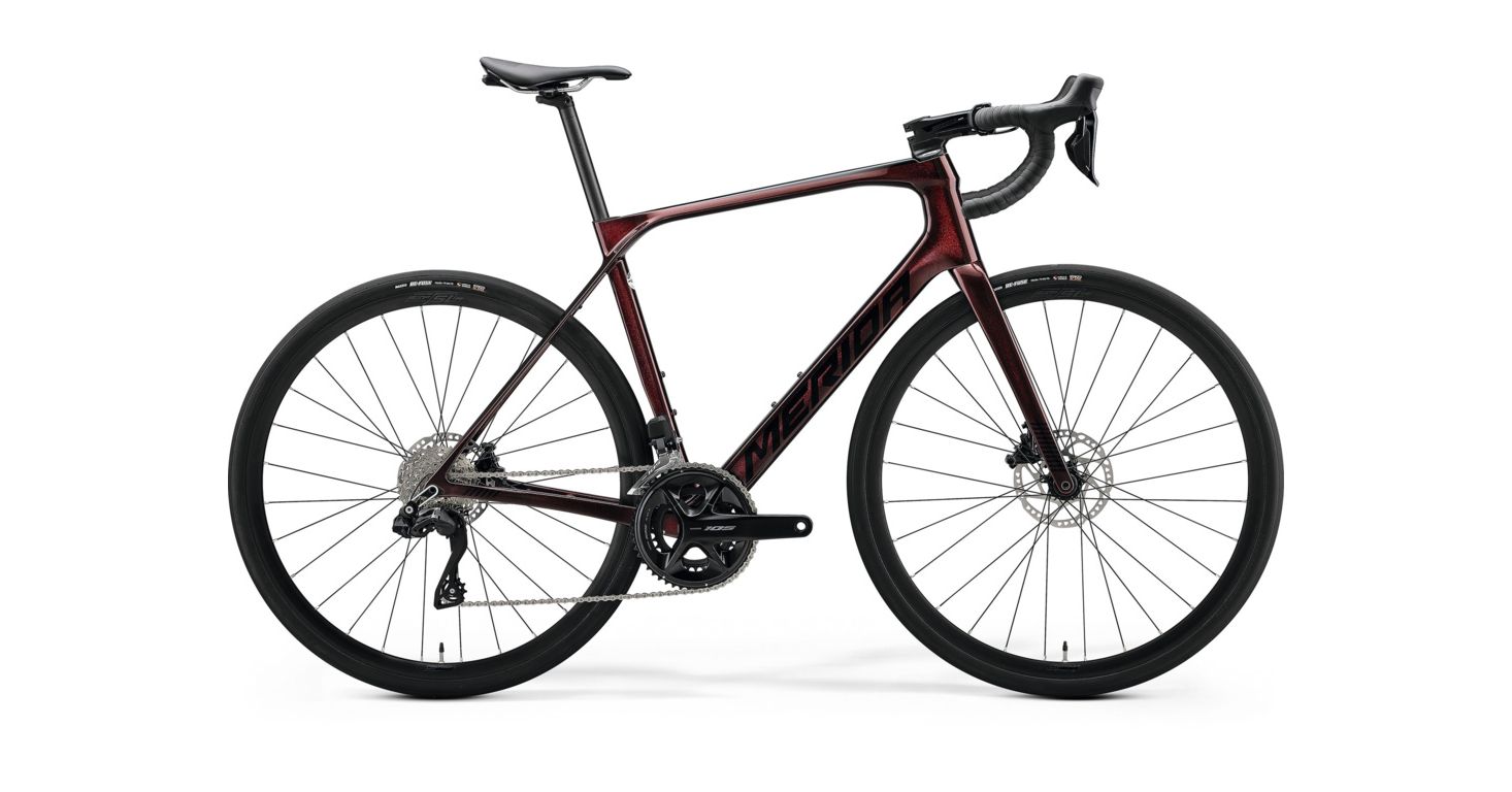 MERIDA Scultura Endurance 6000 Di2 Burgundy Red (Black) XXS