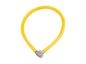 Zámek na kód KRYPTONITE Keeper 665 Combo 6x650mm - Yellow