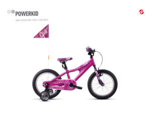GHOST Powerkid 16 pink/violet/white