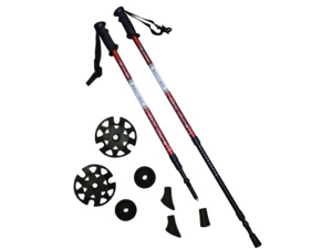 Trekingové hole ACRA 1 LTH130 červené