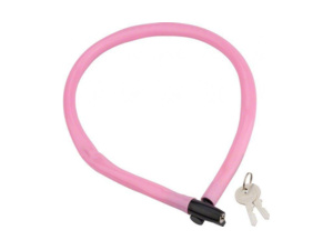 Zámek na klíč KRYPTONITE Keeper 665 6x650mm – Pink