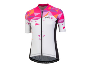 NALINI Dámský dres Chic Lady White/Pink 4020