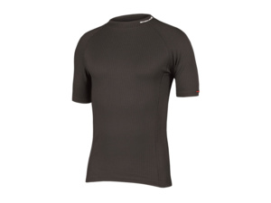 ENDURA Pánské triko Transrib krátký rukáv Black