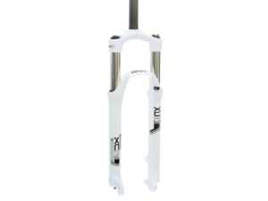 SR SUNTOUR XCR32-LO 26 bílá disc