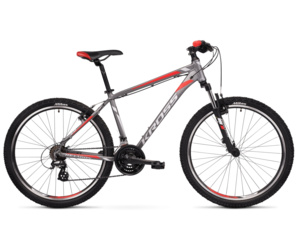 KROSS Hexagon 2.0 27.5 graphite/silver/red