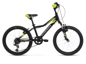 KROSS Level Mini 2.0 black/lime/silver 