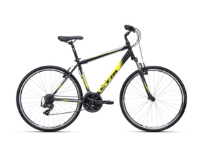 CTM Streem matná černá/žlutá