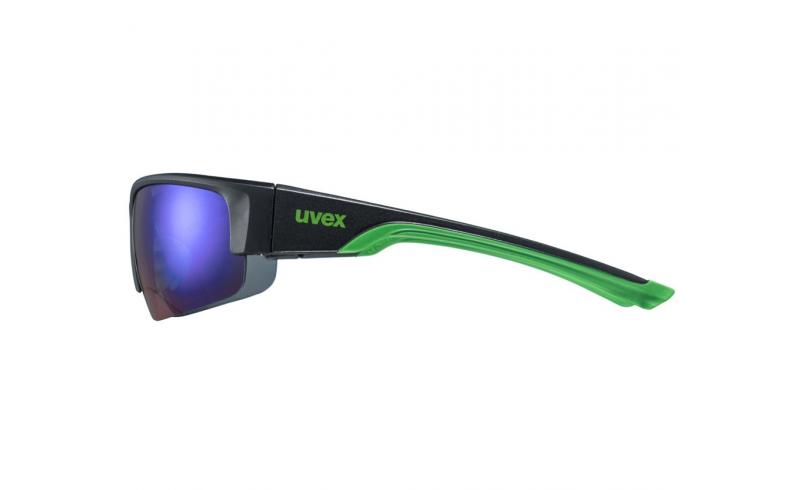 Brýle UVEX Sportstyle 215 Black Mat/Green (2716) - 2