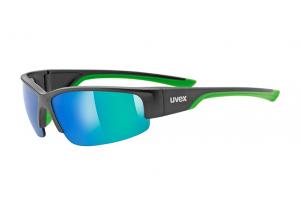 UVEX Brýle Sportstyle 215 black mat/green (2716)