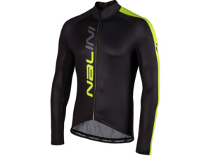 NALINI Dres s dlouhým rukávem LW Black/Fluo