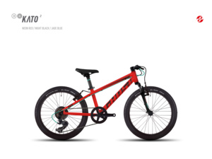 GHOST Kato Kid 2 20 red/black/blue