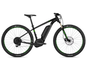 GHOST Hybride Teru B4.9 jet black/urban gray/riot green