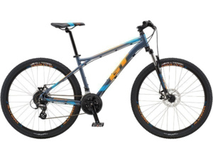 GT Aggressor Comp Gloss Blue/Cyan/Neon orange