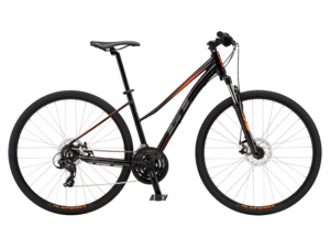 GT Transeo Comp Womens Gloss Black/Neon Orange