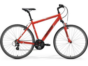 MERIDA Crossway 10-V matt red (white/black)