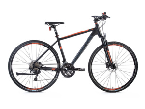 LEADER FOX PARADOX černá mat/oranžová