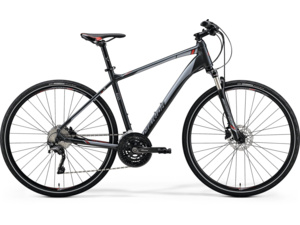 MERIDA Crossway 600 matt dark grey (red/silver)