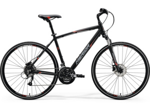 MERIDA Crossway 40-D matt black (red/grey)