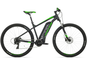 ROCK MACHINE Storm e60-29 matt black/silver/neon green 418 Wh