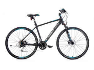 LEADER FOX STATE černá mat/modrá