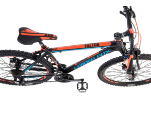 LEADER FOX FACTOR černá mat/oranžová