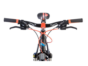 LEADER FOX FACTOR černá mat/oranžová