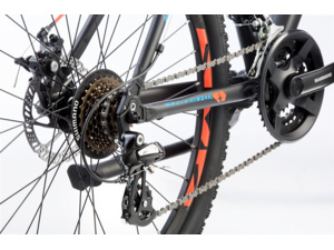 LEADER FOX FACTOR černá mat/oranžová