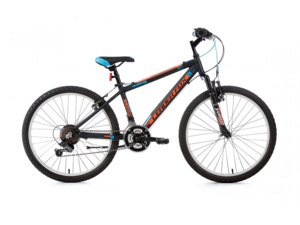 LEADER FOX BOBO Boys 24" černá mat/oranžová