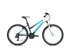 CTM Suzzy 1.0 matná černá/tyrkysová