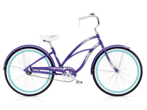 ELECTRA Hawaii 3i 24&quot; purple metallic ladies&#039; - Uni