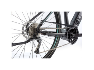 LEADER FOX BEND Lady černá mat/světle zelená