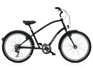 ELECTRA Townie Original 21D EQ Men's Black Satin TALL (VYSOKÝ RÁM)