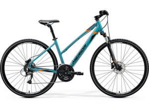 MERIDA Crossway 40 LADY Glossy Teal (Black/Orange)