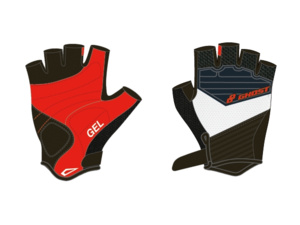 GHOST Rukavice krátkoprsté red